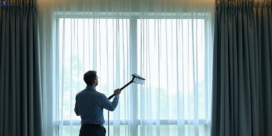 Commercial curtain stain removal service worongary hotels offices restaurants